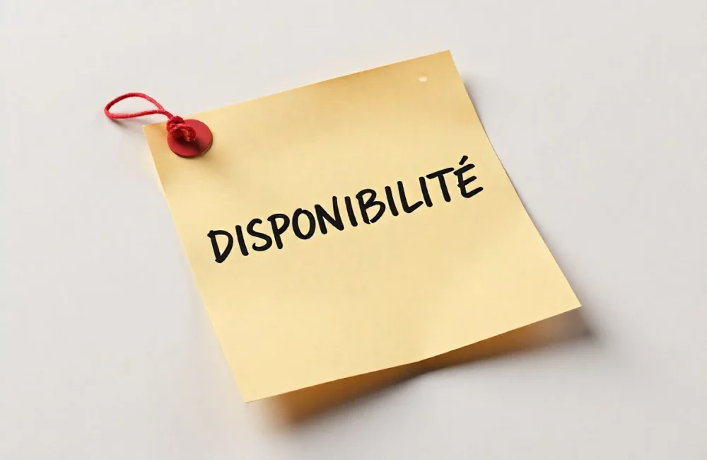 Disponibilité pour services de transcription juridique